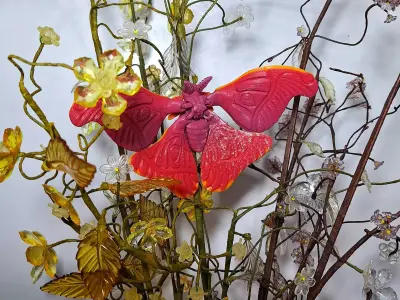 Realistic Atlas moth 3D print model