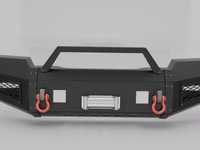 BUMPER DEFENDER B01 FO CHEVY SILVERADO 3D model