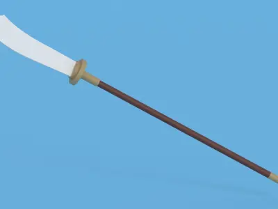 Cartoon Chinese Pu Dao 3D model