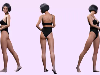 Sweet Girl Free 3D model