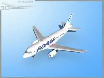Falcon3D A319 Adria 3D model