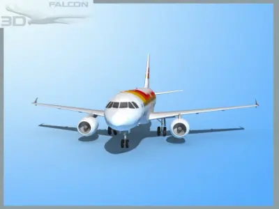 Falcon3D A319 Iberia 3D model