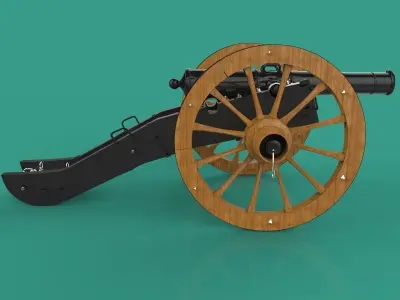Field Gun 3D model
