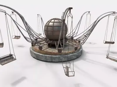 Abandoned Octopus Swing 3D model