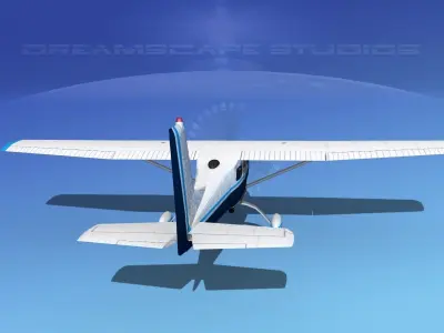 Cessna 175 Skylark V06 3D model