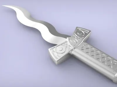 Daggerous dagorous sword Free 3D model