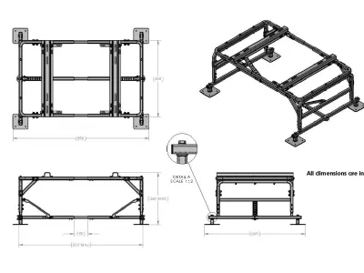 Stand Frame 3D model