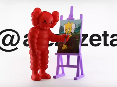 Kaws What Party The Artist Kimpsons for Print 3D print model