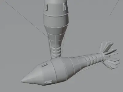 war head bomb Free low-poly 3D model