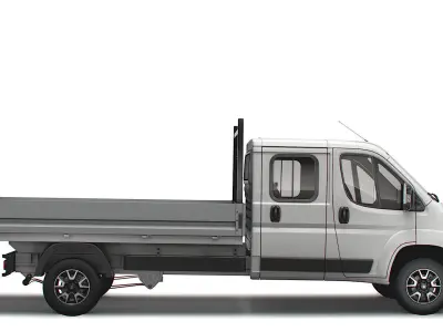 Vauxhall Movano Crew Cab Truck 2023 3D model