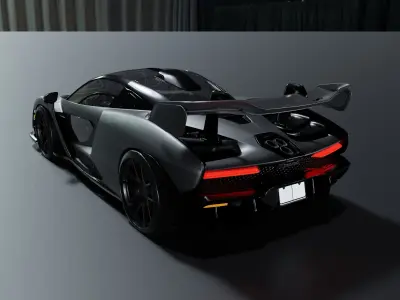 Mclaren senna 3D model