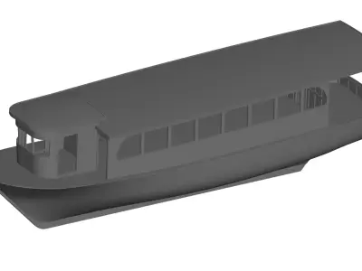 Passenger Ship 3D model