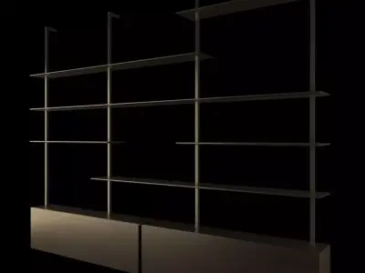LIBRARY CATTELAN ITALIA Free 3D model