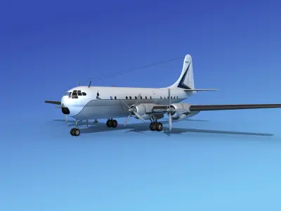 Boeing 377 Corporate 3 3D model