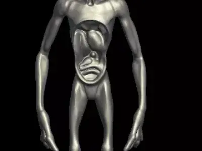 Alien autopsy version 2  3D print model
