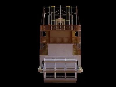 River prince steamer 3D model