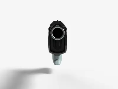 Pistol from the movie Oblivion 2013 3D model