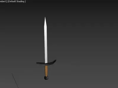 Espada medieval Free 3D model