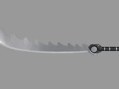 Composite sword 3D model