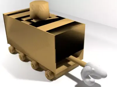 Medieval War Machine - Gallery 3D model