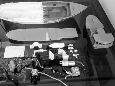 1 100 Fishing boat RC Model Ship Instructions 3D print model Free 3D print model