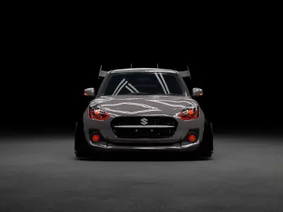 maruti swift Free low-poly 3D model