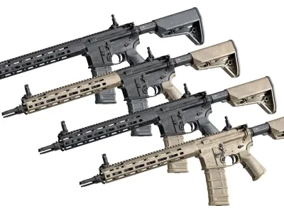 KAC KS-1 RIFLE Low-poly 3D model