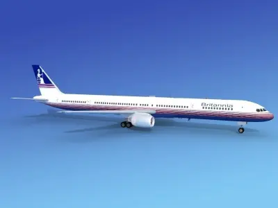 Boeing 757-300 Britannia Airways 2 3D model
