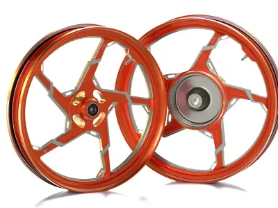 KTC Racing Rims Motorcycle 3D model