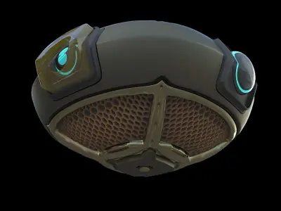 Sc- Fi Drone Free 3D model