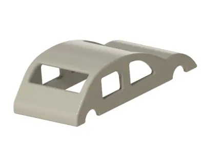 Car Outer Body Frame Free 3D model