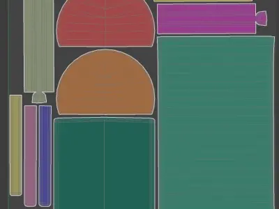 2K PBR Textured Transistor model 3 Low-poly 3D model