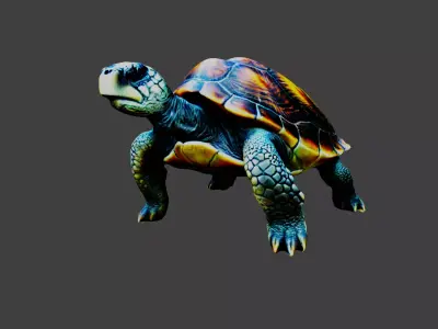 Turtle - Tortoise Animal Low-poly 3D model