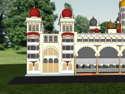 mysore palace 3D model
