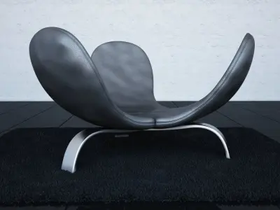 Armchair Edra meditation pod Free 3D model