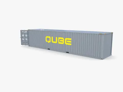 40ft Shipping Container Qube v1 3D model