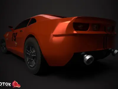 Chevrolet Camaro Free low-poly 3D model