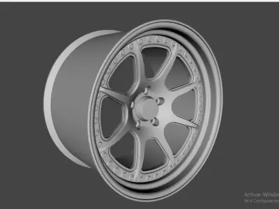 WHEEL BASED on CCW CZ08 3D model