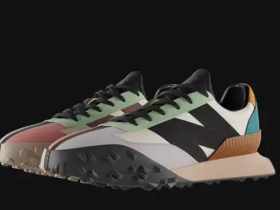 New Balance XC72 Multicolor 3D model