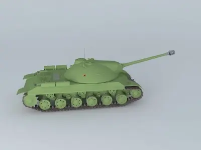 IS3 JS3 Soviet Tank 3D model