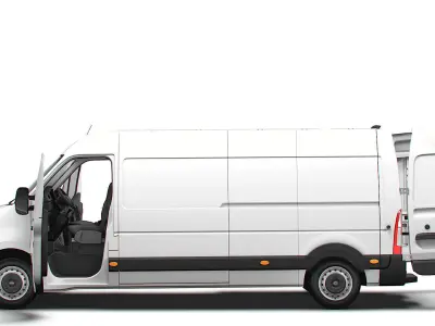 Nissan NV400 Van L3H2 HQ Interior 2021 3D model