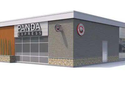 Panda Express 3D model