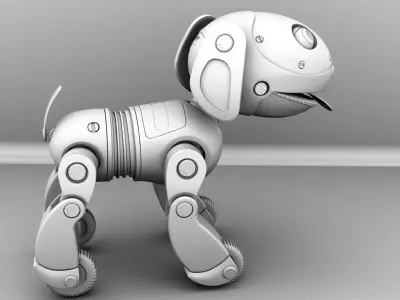 Robot Dog 3d model 3D model