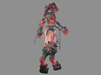 Baphomet character 3D model