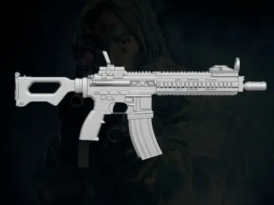 Commando Kit 3D printable file for Action Figures 3D print model