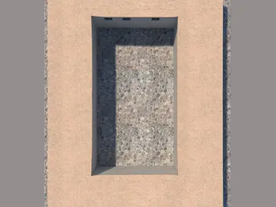 Old Structure Low-poly 3D model