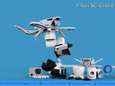 3 Axis SC Gimbal Free 3D print model