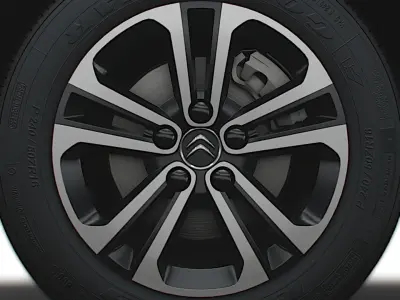 Citroen Berlingo Multispace 2021 wheel 3D model