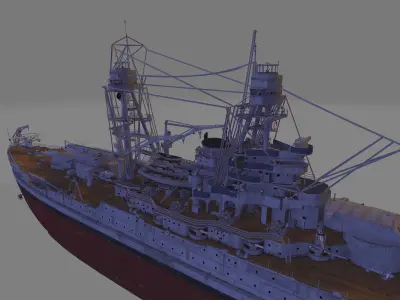 USS Arizona 3D model
