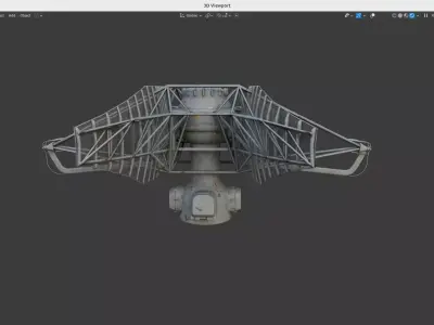 MR-320 Radar Low-poly 3D model